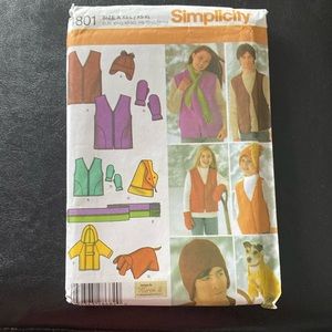 3/20 Simplicity 4801 uncut sewing pattern